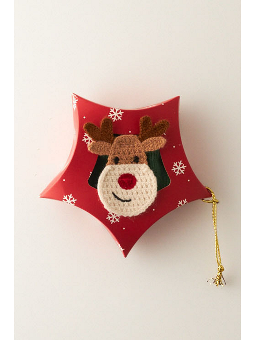 Çocuk Geyik Desenli Kutulu Yılbaşı Soket Çorap Yeşil-2