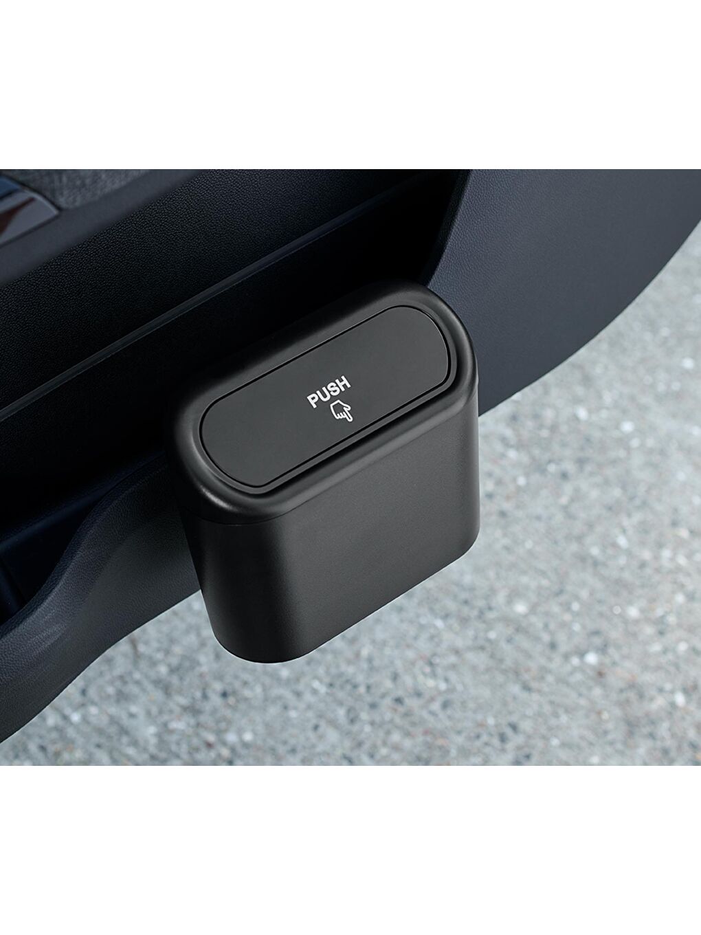 Renksiz Araba Çöp Kutusu