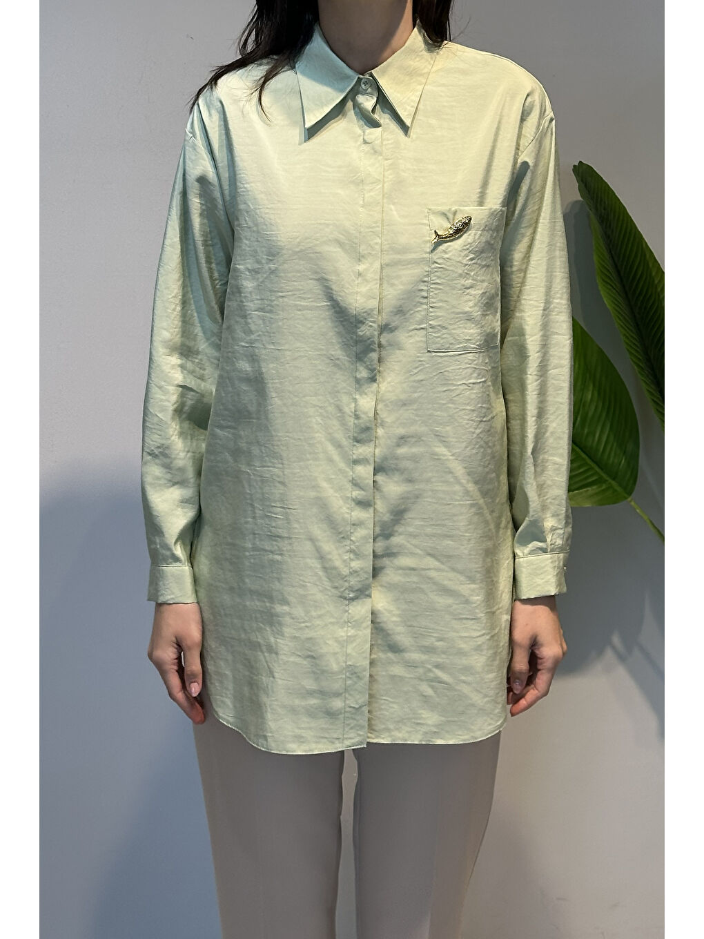 Yeşil Sunshıne Gömlek 5292 Mint-1