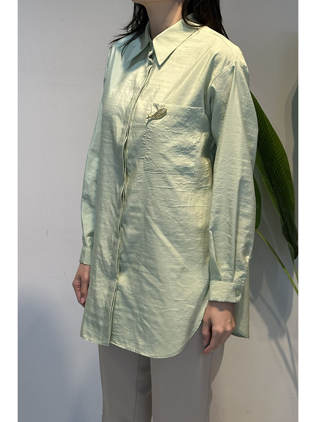 Yeşil Sunshıne Gömlek 5292 Mint-2