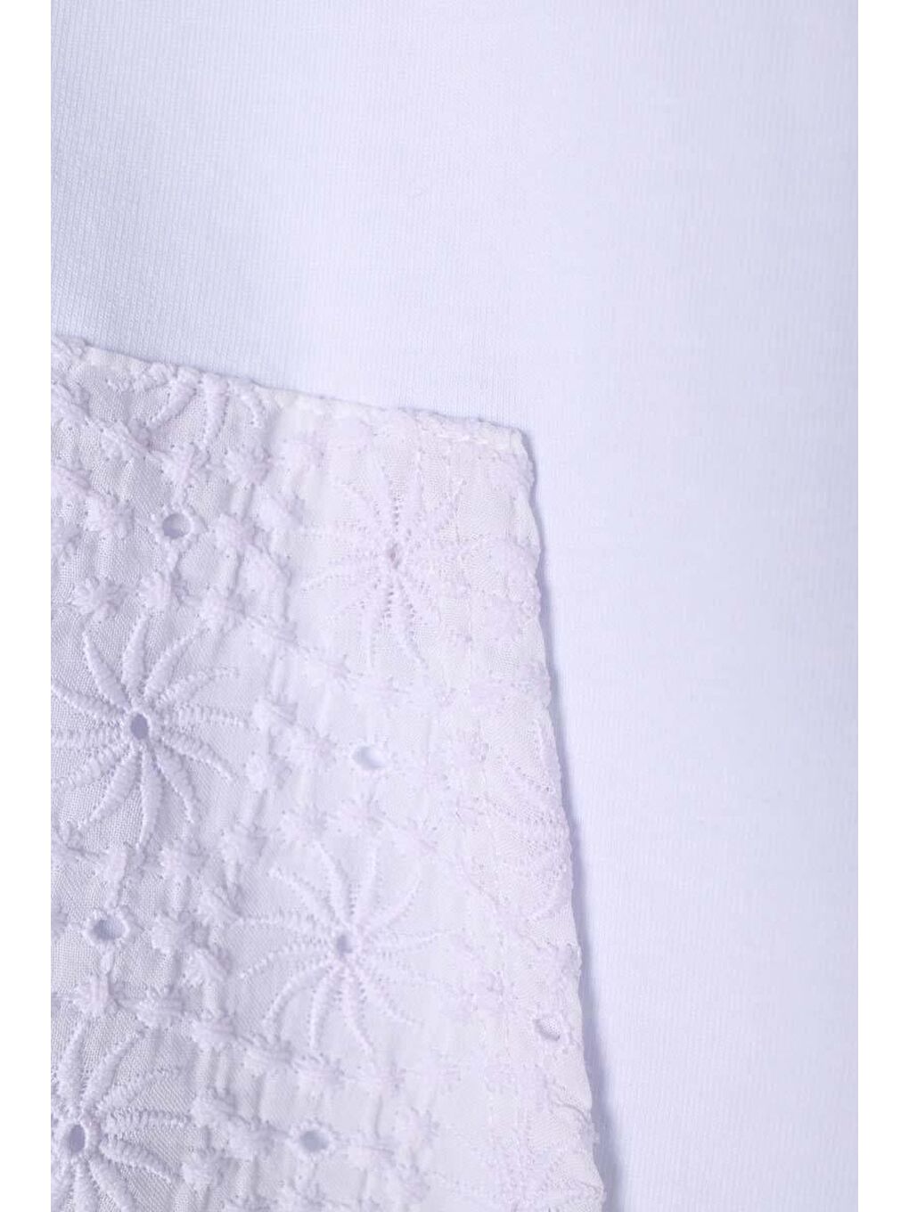 Beyaz-Fisto Detaylı Sweat Hırka-6