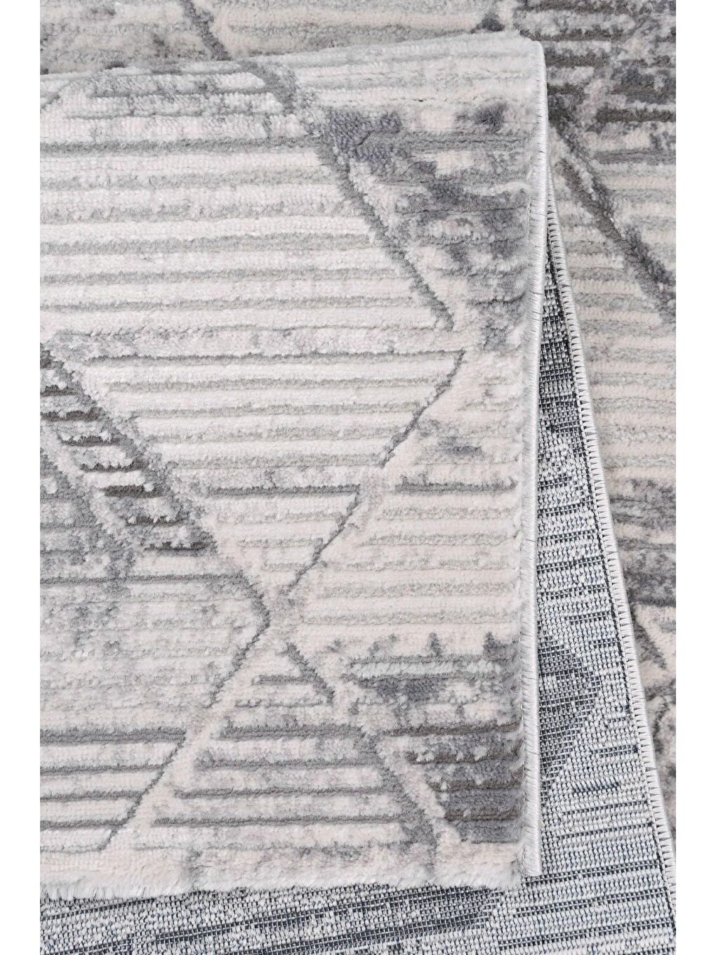 Gri Motto 4482 Modern Dokuma Halı-80x150-2