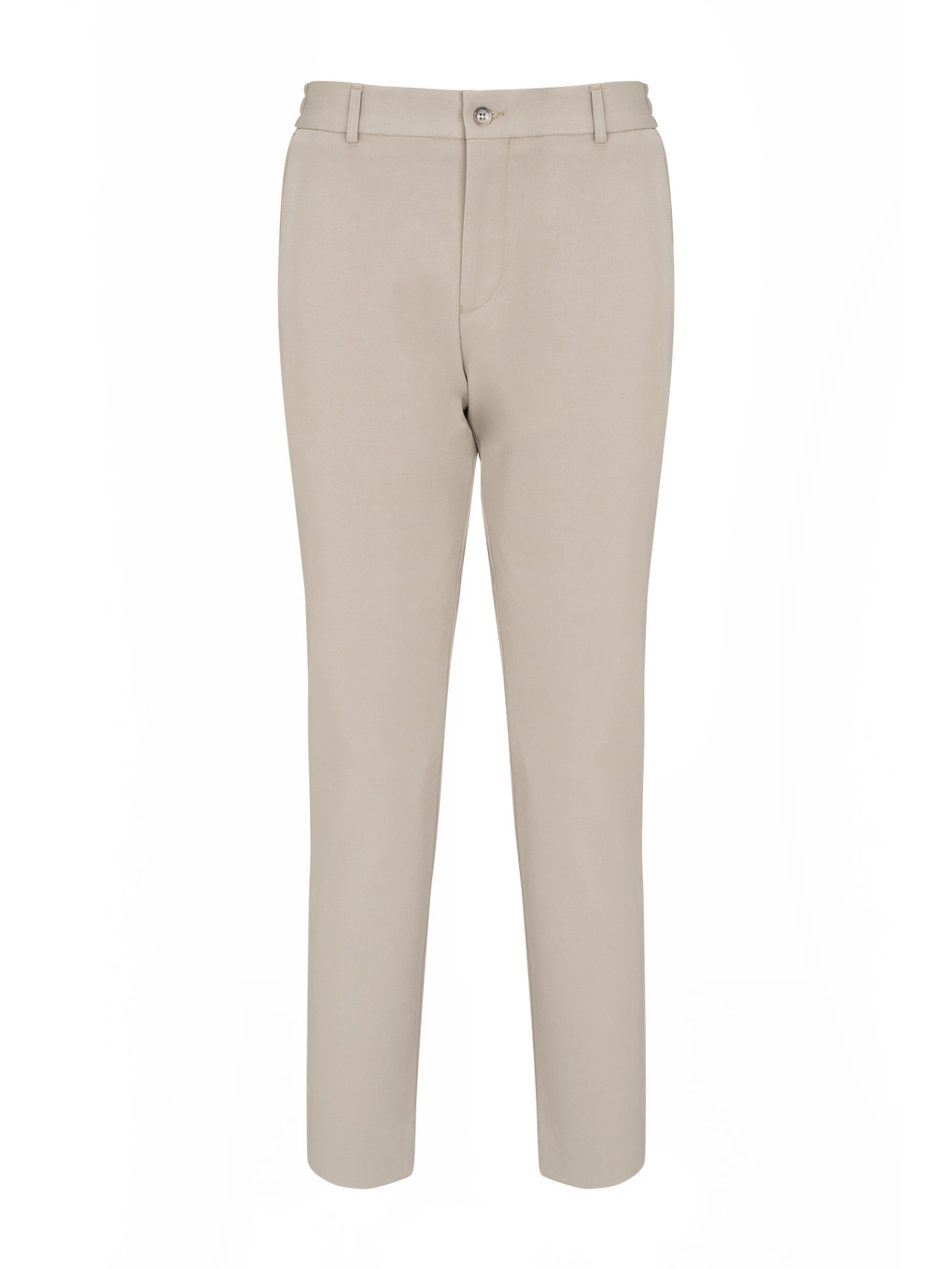 Bej Comfort Fit Mono Yaka Takım Elbise-3