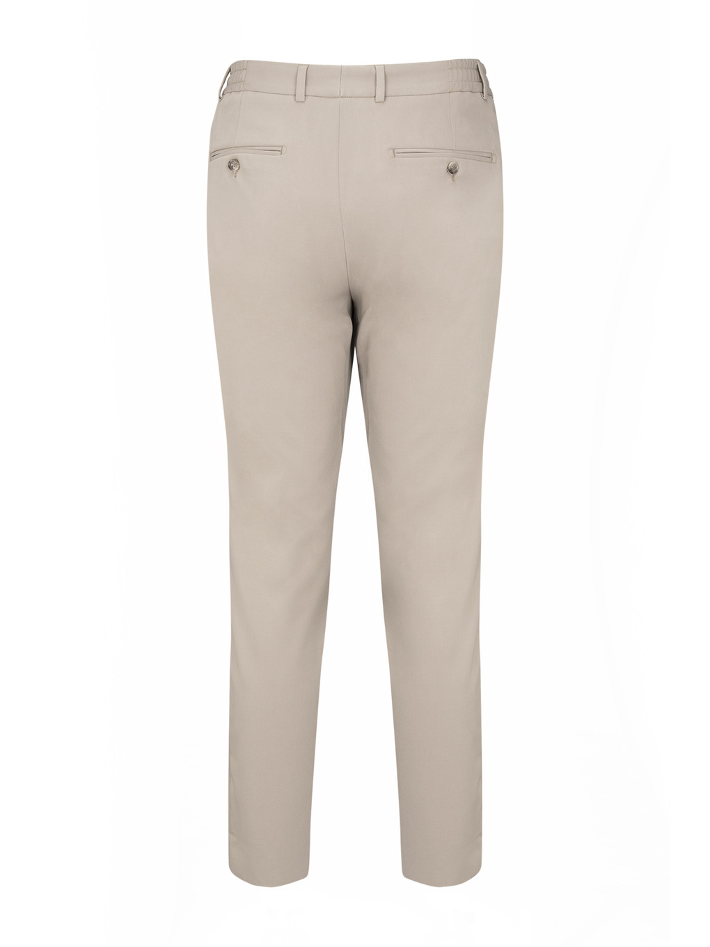 Bej Comfort Fit Mono Yaka Takım Elbise-4