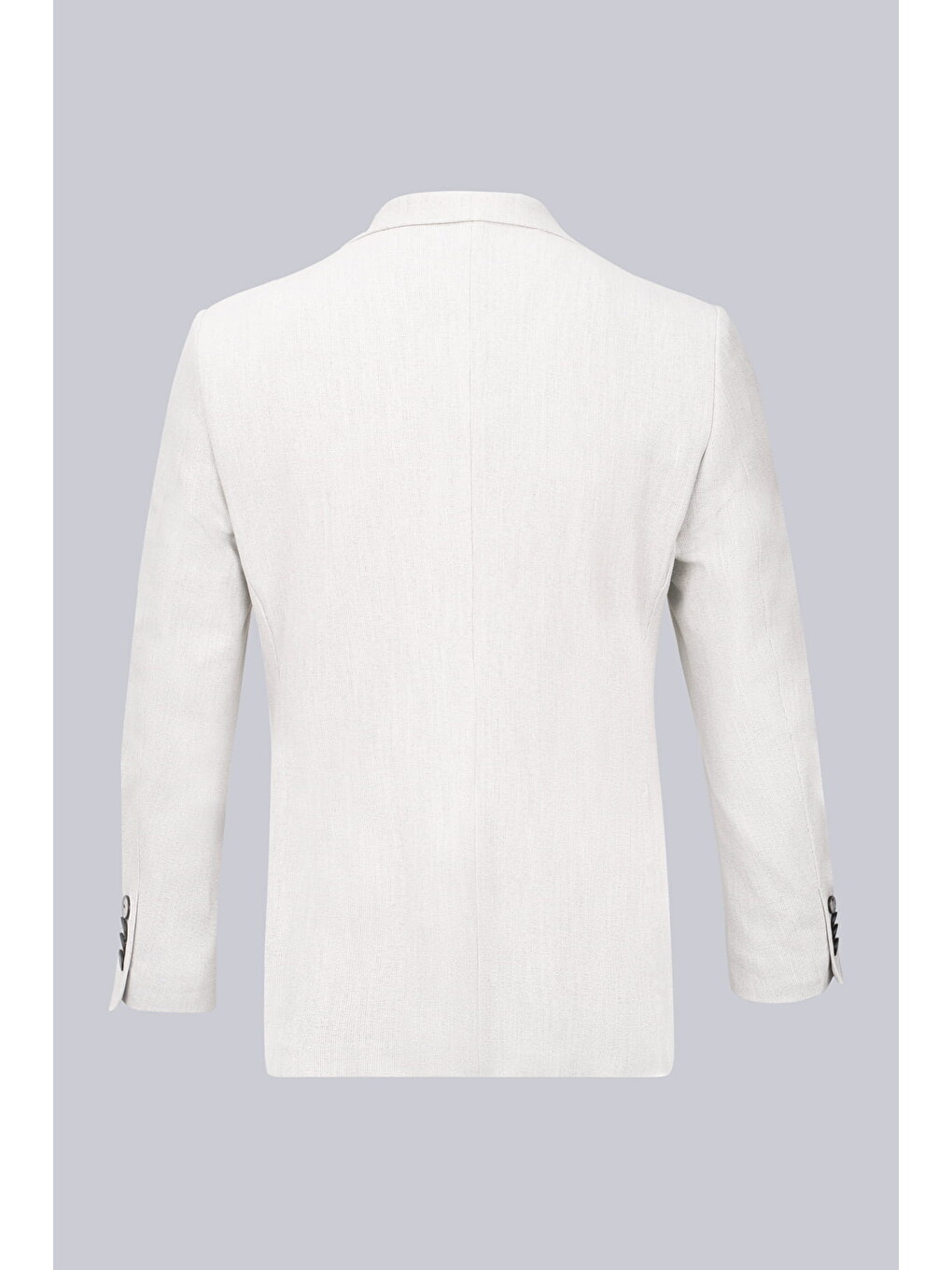 Bej Taş Slim Fit Mono Yaka Klasik Takım Elbise-2