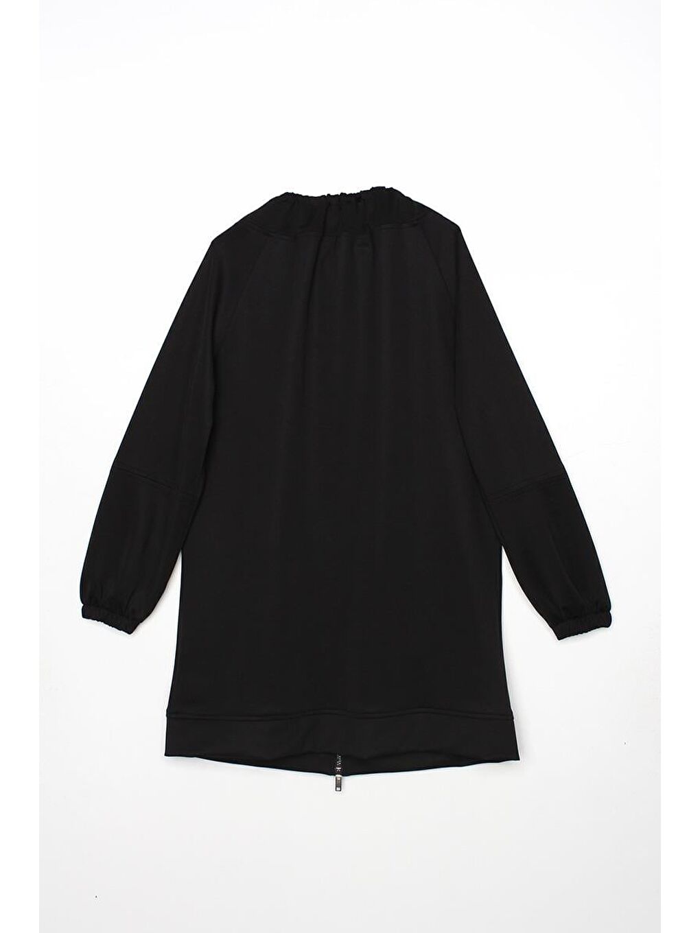 Siyah-Fermuarlı Scuba Hırka-4