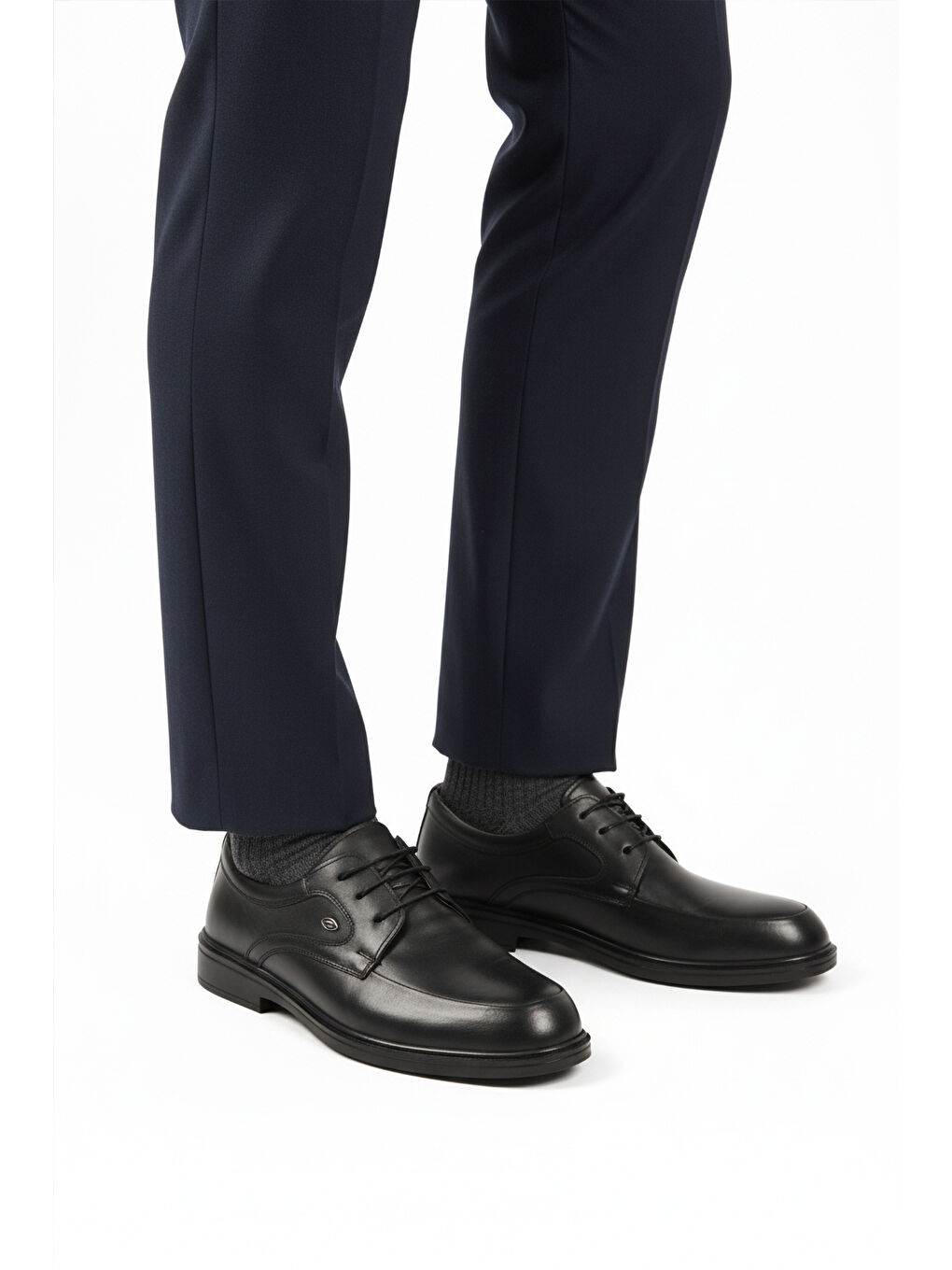 Siyah Hakiki Deri Erkek Casual Ayakkabı DSN 2037 M