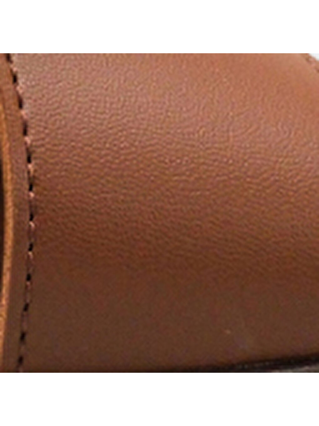 Kahverengi Marlo Platform Çapraz Bantlı Metal Tokalı Kadın Terlik-6