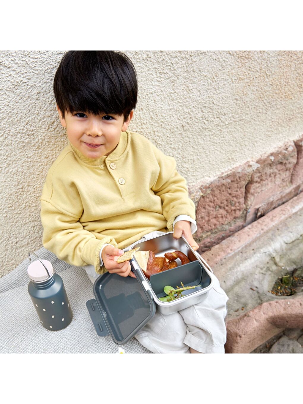 Happy Prints Çelik Matara Midnight Blue 500ml-5