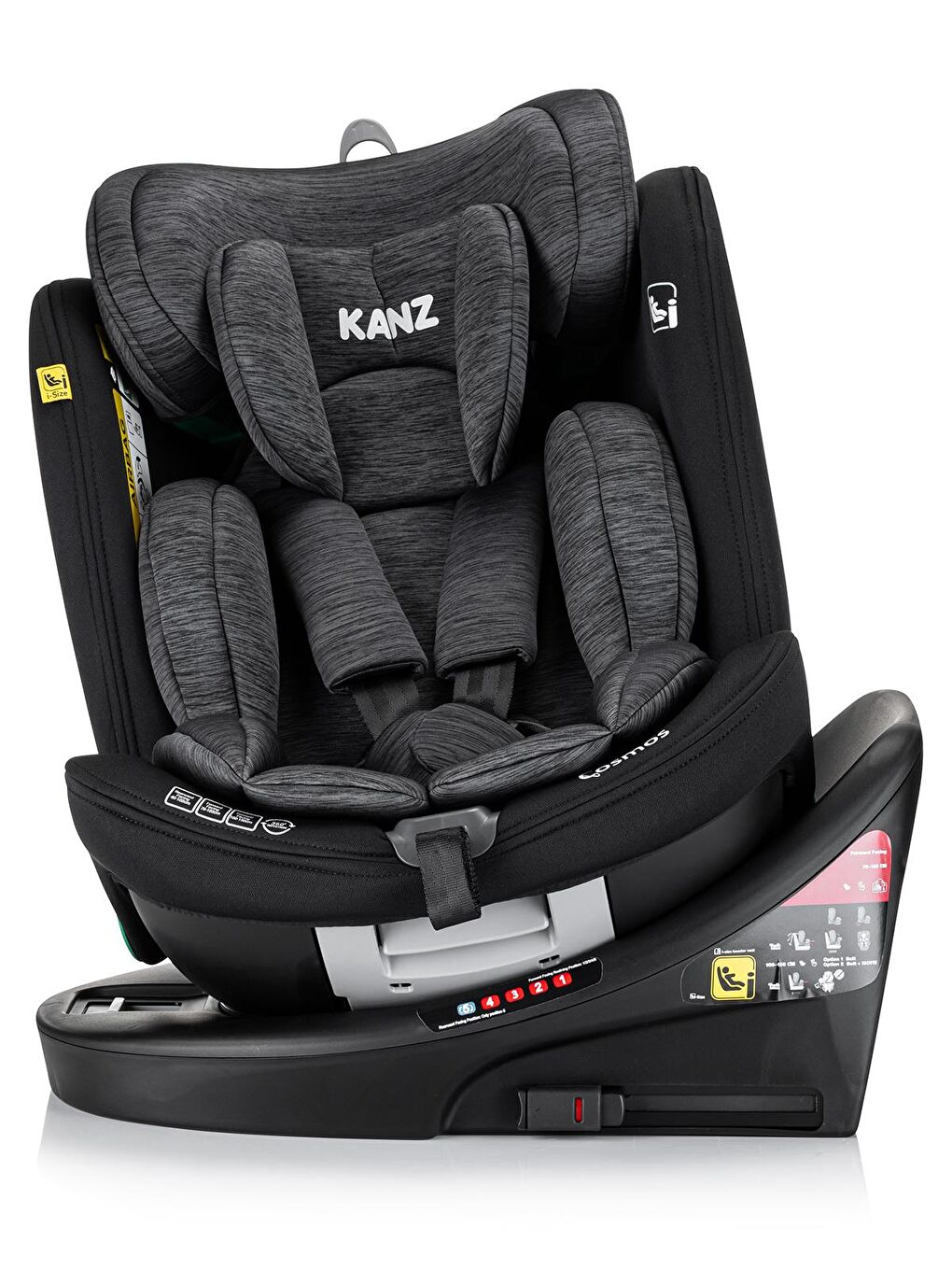 Cosmos I-Size Oto Koltuğu 0-36 Kg 360° - Siyah-3