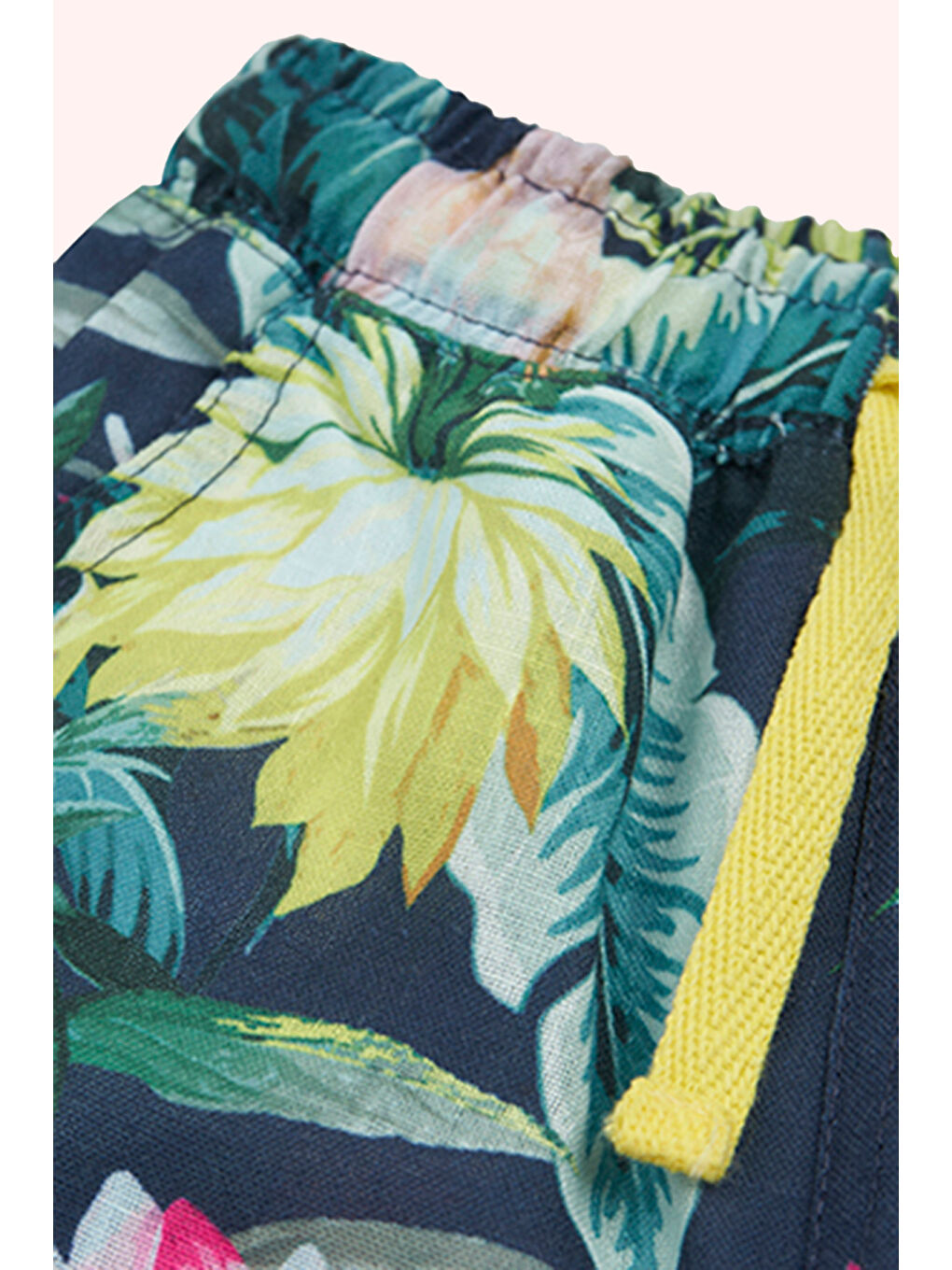 Erkek Bebek Desenli Lacivert Şort-1