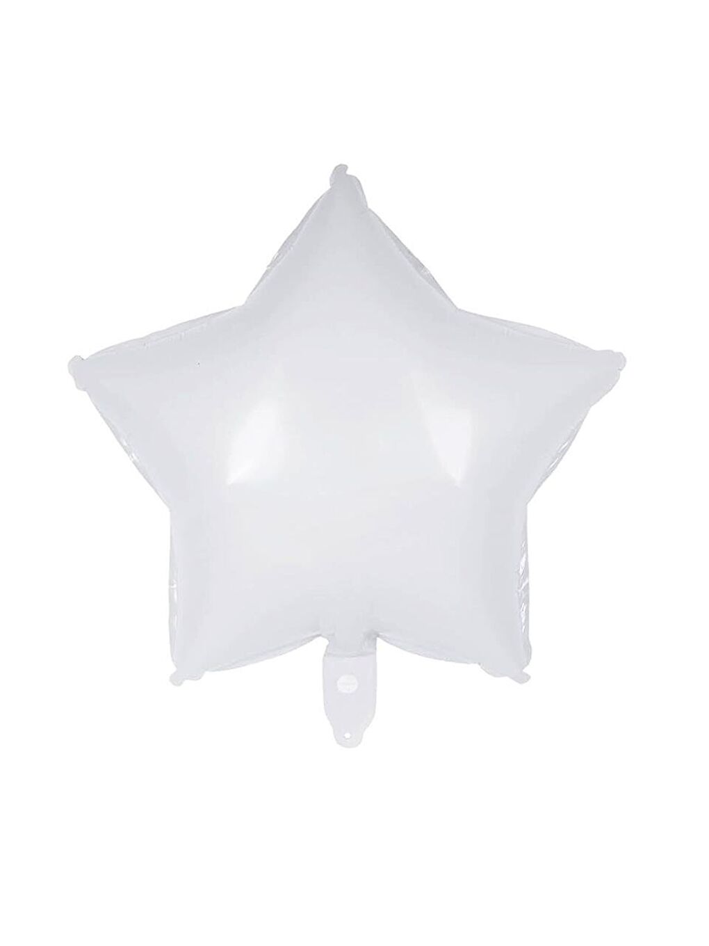 Beyaz Yıldız Folyo Balon 45 cm-1