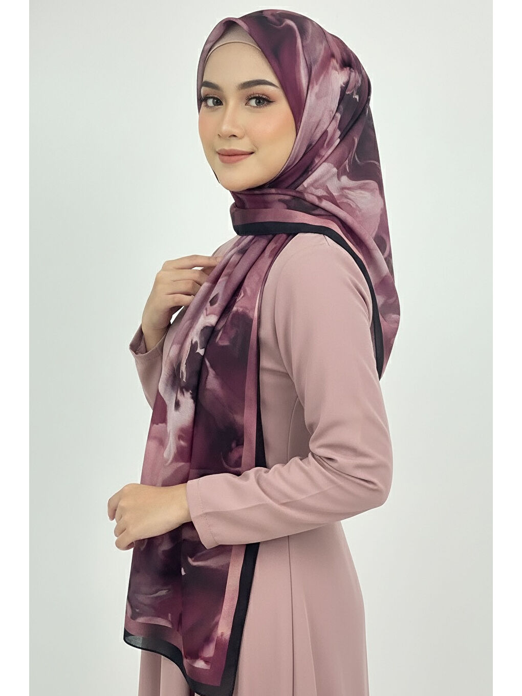 Pembe Fluenn Aura Serisi Pamuk Şal Gül - 28001-GUL-1