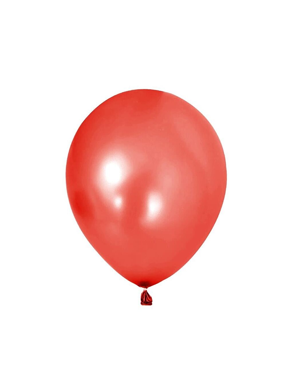 Kırmızı Metalik Parti Balonu – Doğum Günü ve Özel Dekoru 12 inc 10'lu-1