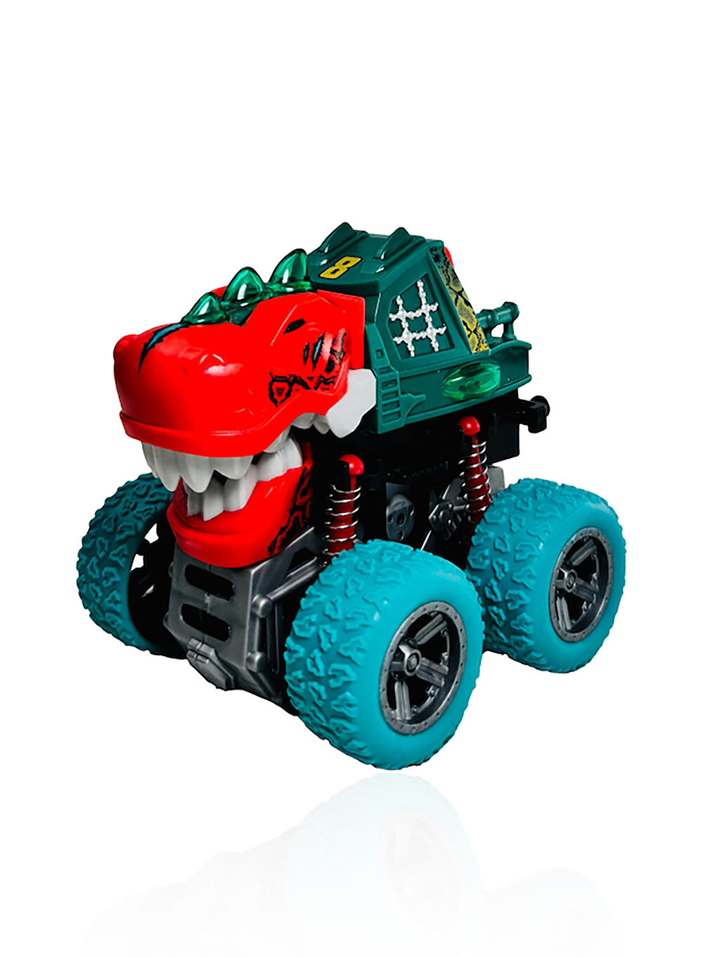 Sürtmeli Sesli ve Işıklı Hayvan Şekilli Gösteri Arabası Mint