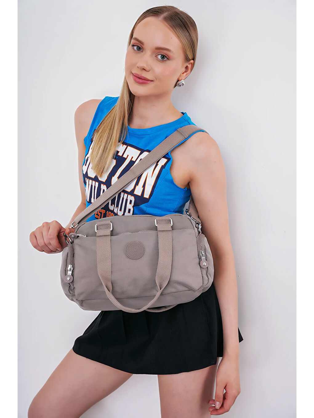 Bej Kadın Omuz Çantası BHPC6008-3