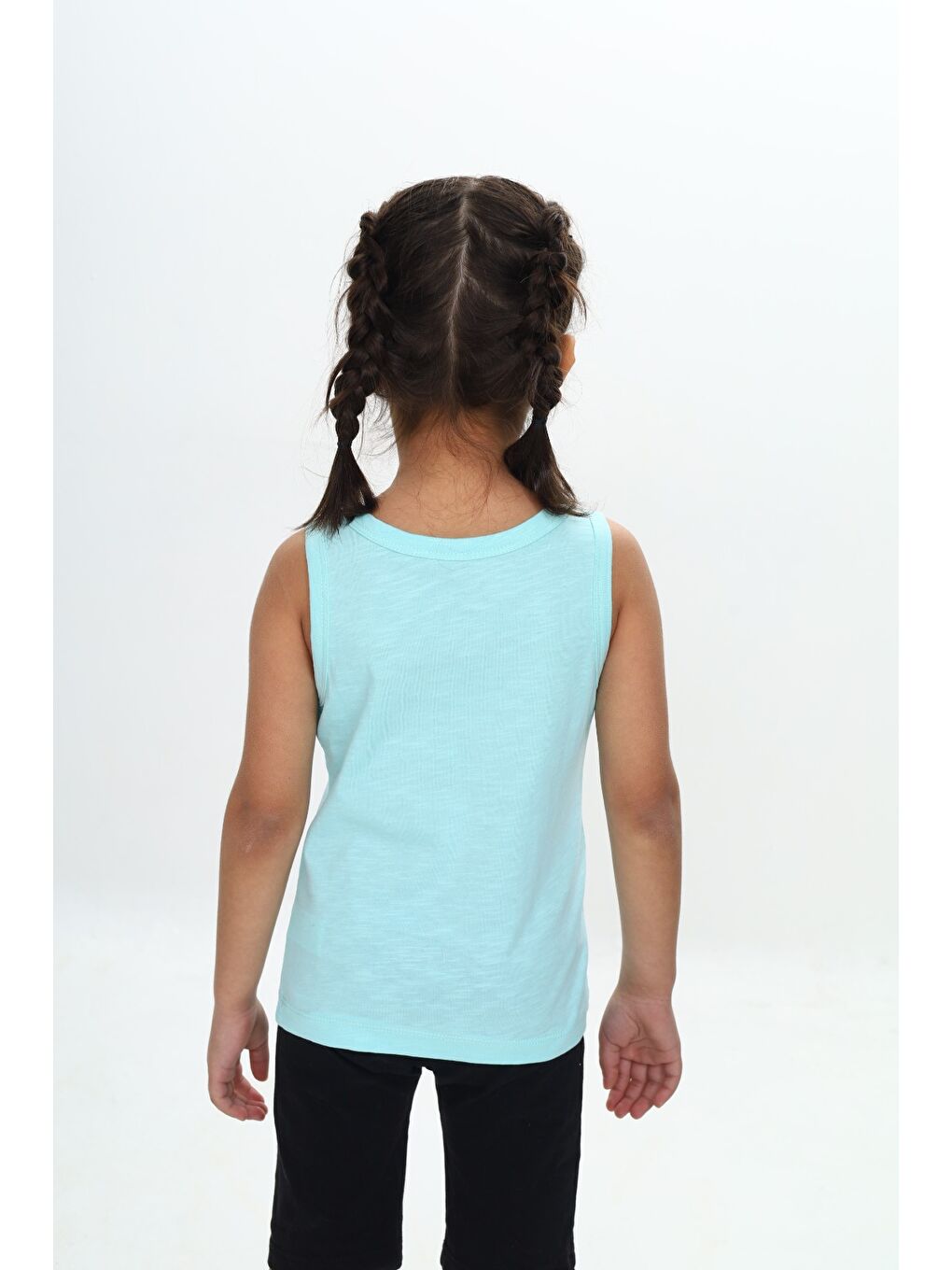 Turkuaz Erkek Çocuk Baskılı Atlet-2