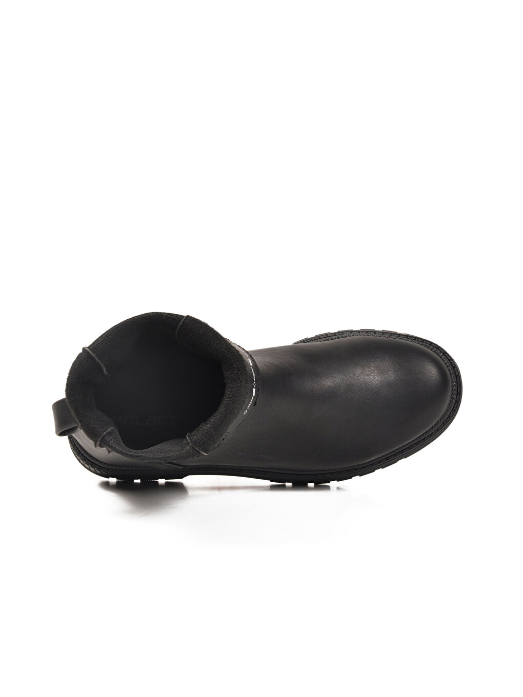 Siyah Bilekten Esnek Uzun İçi Polarlı Kaymaz Taban Kadın Bot 23012 Z-3