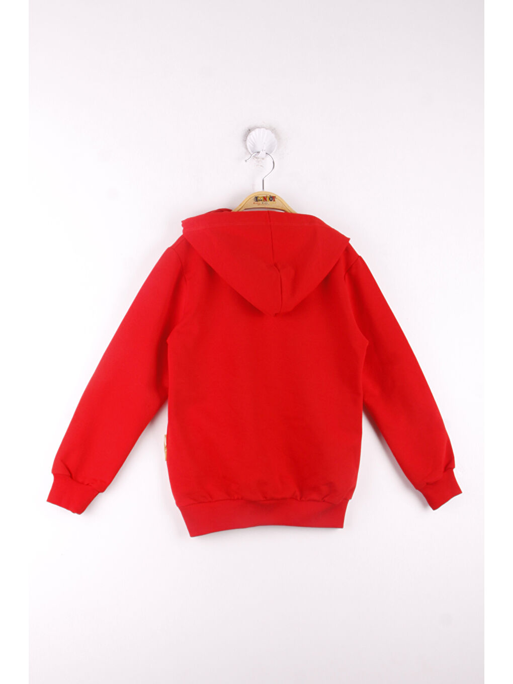 Kırmızı Erkek Çocuk La Casa Baskılı Sweatshirt-1