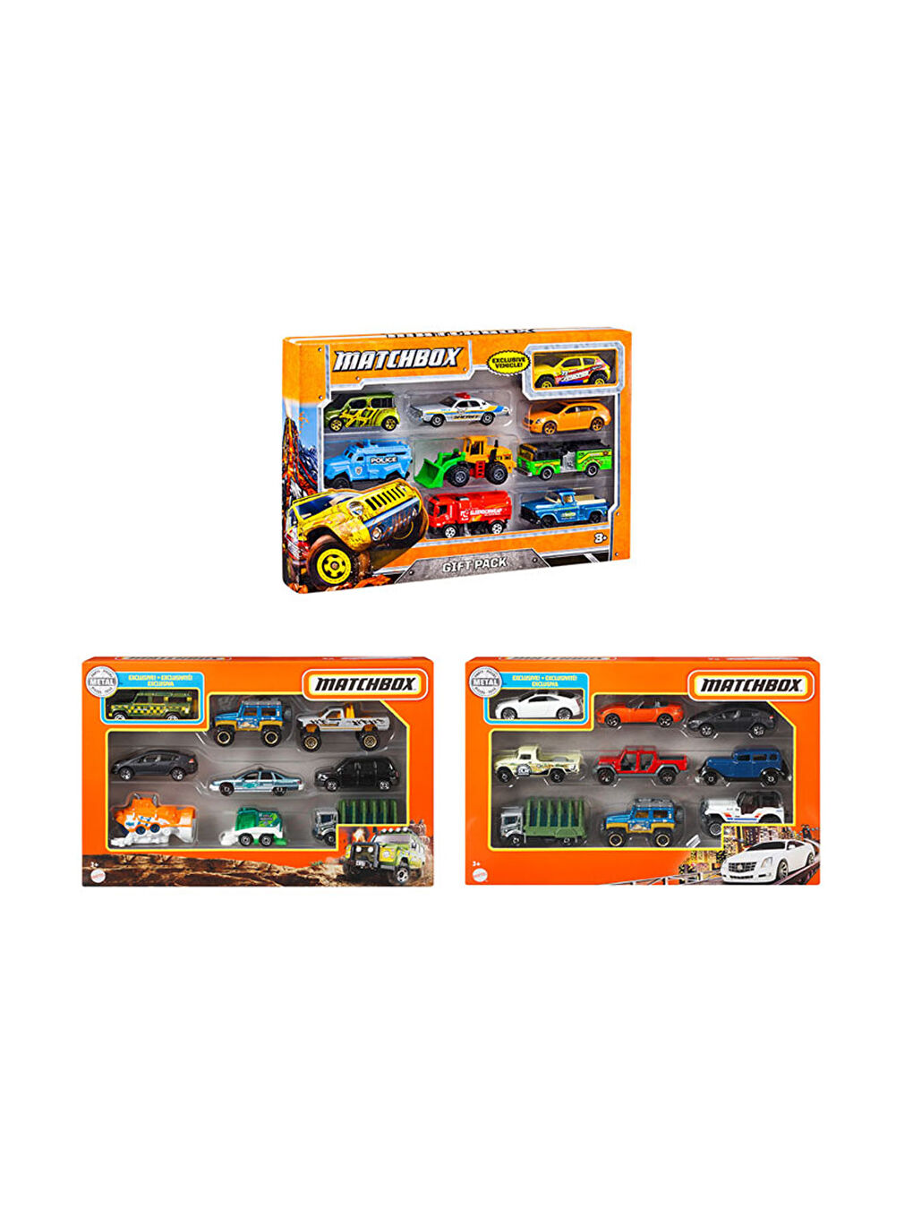 Matchbox Karışık Dokuzlu Araba Seti X7111