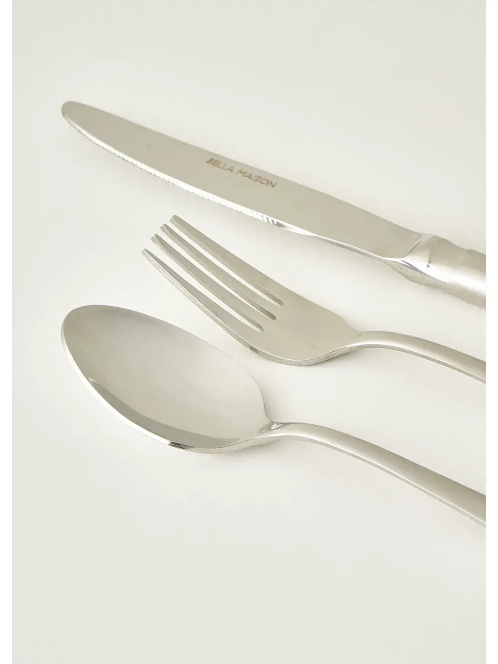 Gri Roma 18 Parça Tatlı Çatal Kaşık Bıçak Seti-1