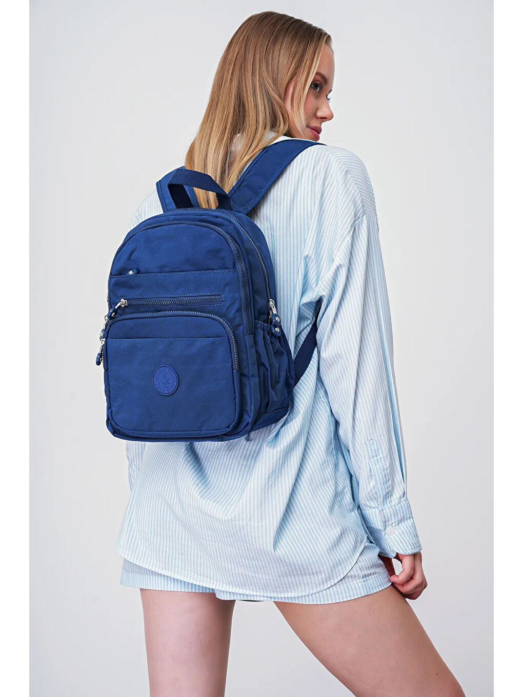 Lacivert Kadın Sırt Çantası BHPC6010-3