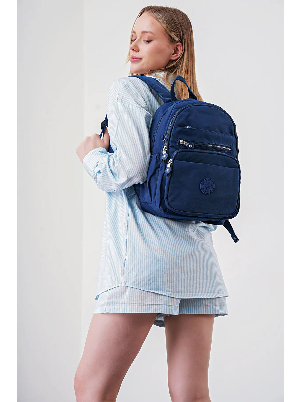 Lacivert Kadın Sırt Çantası BHPC6010-6