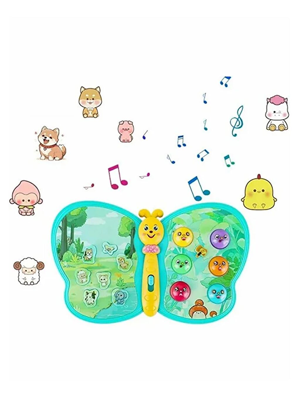 Seher Oyuncak Pilli Müzikli Kelebek - Mavi-3