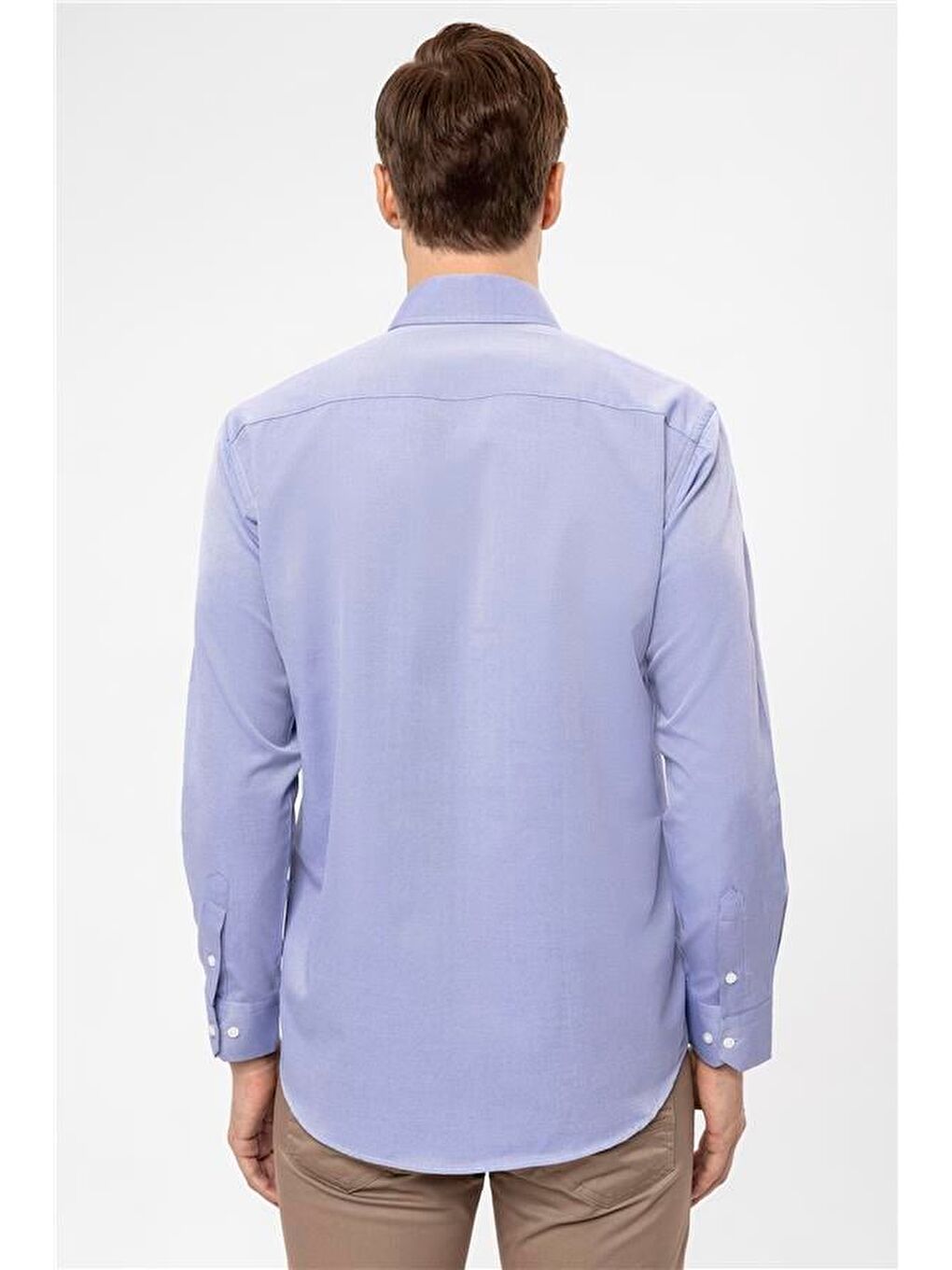 Mavi Regular Armürlü Klasik Yaka Gömlek-4