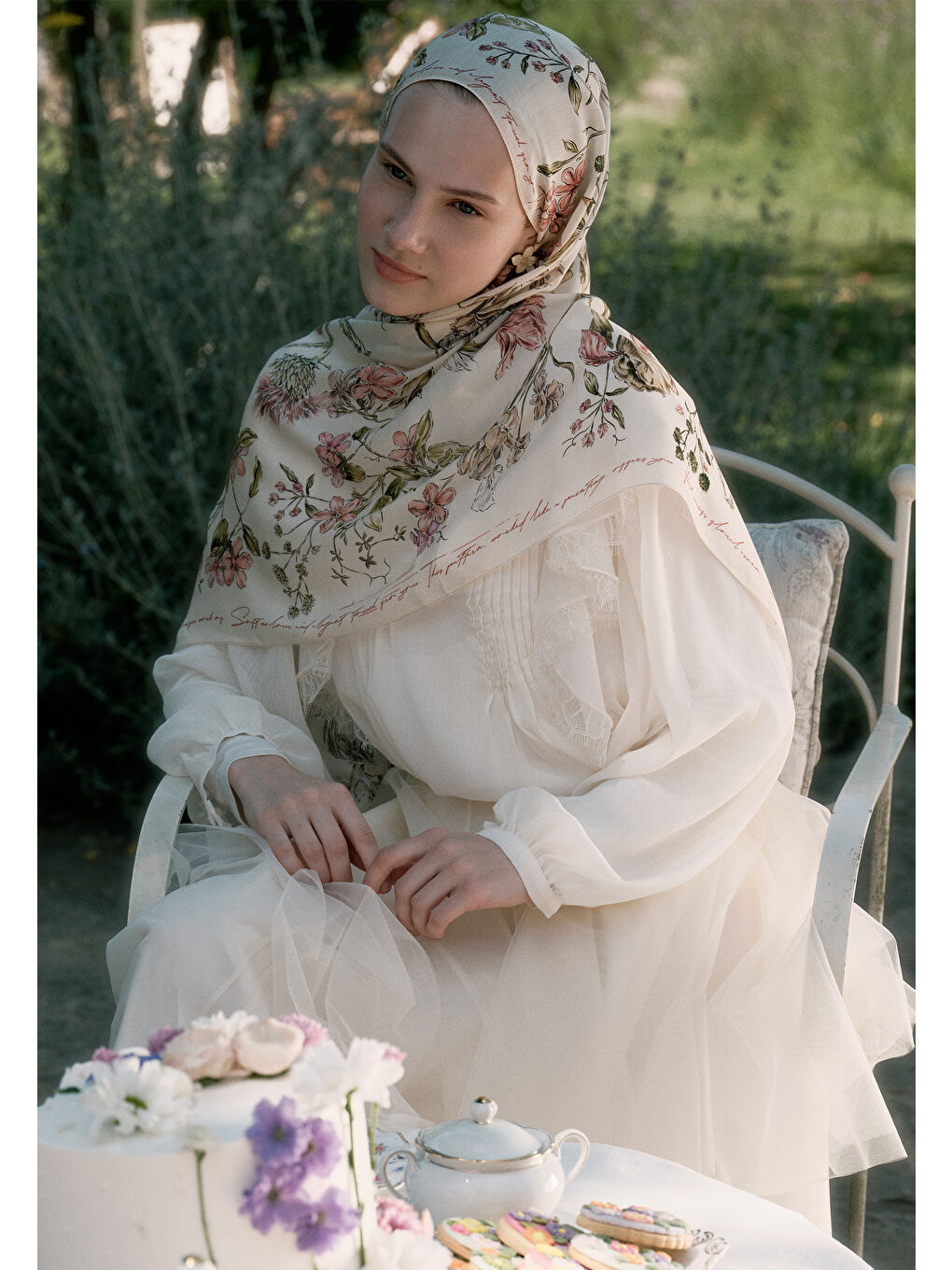 Garden Joy Floş Viskon Şal Soft Pembe