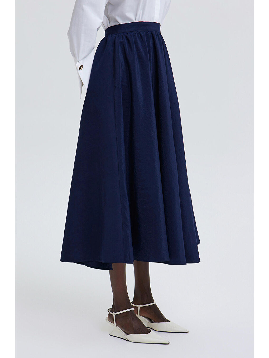 Lacivert Kupra Etek-2