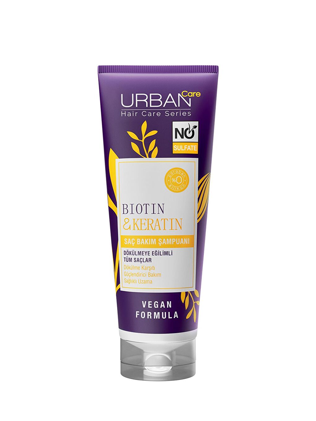 Urban Care Biotin & Keratin Dökülme Karşıtı Sülfatsız Saç Bakım Şampuanı 250 ml - 1