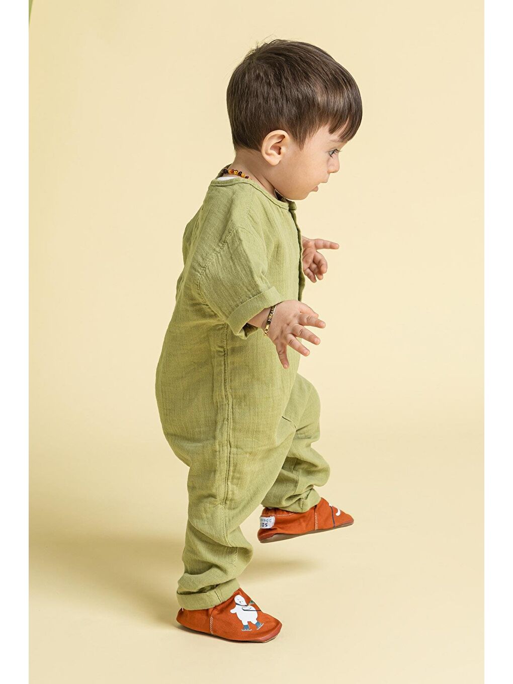 Buddy-Buddy Hyper Kızıl Toprak Kahverengi Barefoot Akıllı Patik-4