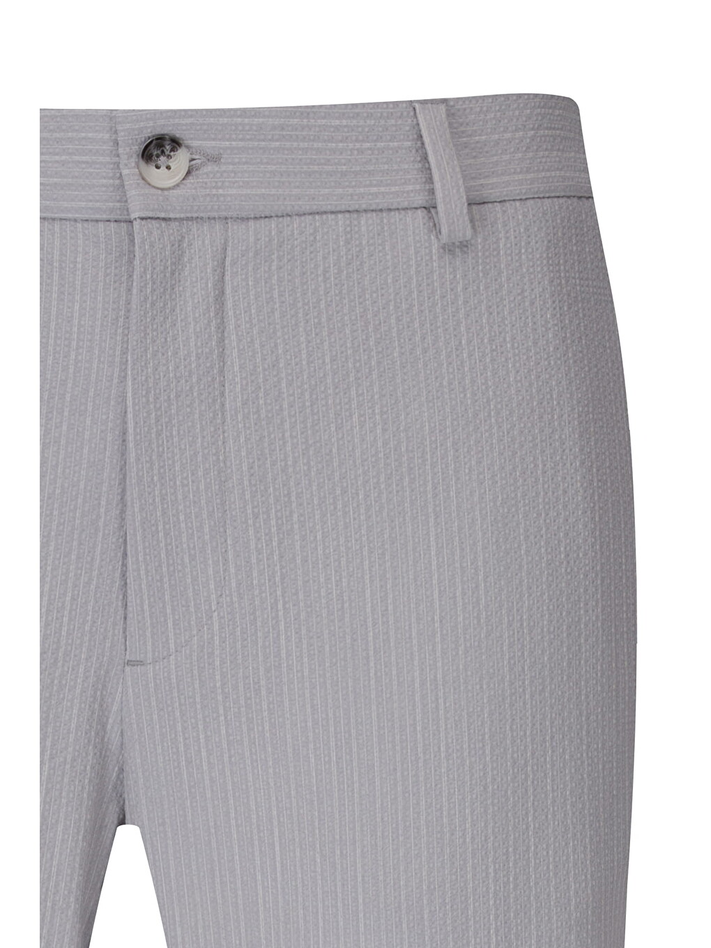 Gri Rahat Kesim Yandan Cepli Jogger Pantolon-1