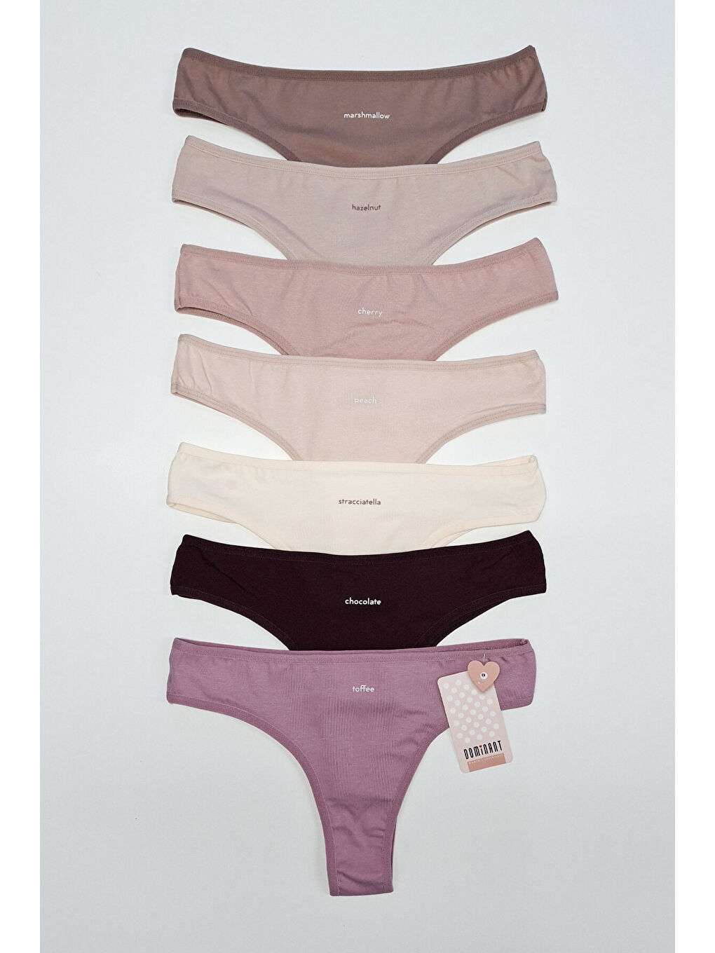Karışık Kadın Pamuklu Külot 7'li Paket