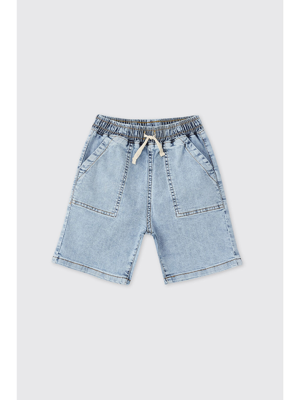Erkek Çocuk Mavi Jean Şort