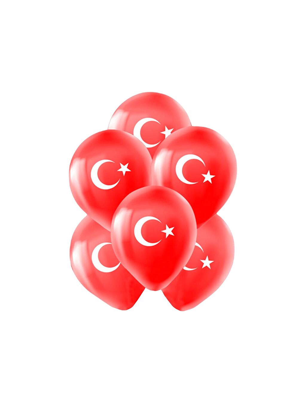 Bayrak Baskılı Balon 100 Adet 26 cm-1