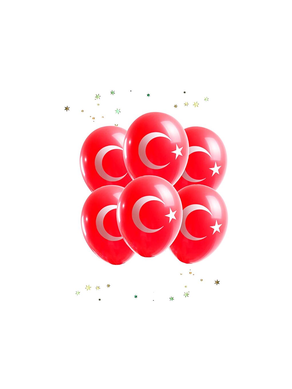 Bayrak Baskılı Balon 100 Adet 26 cm-2