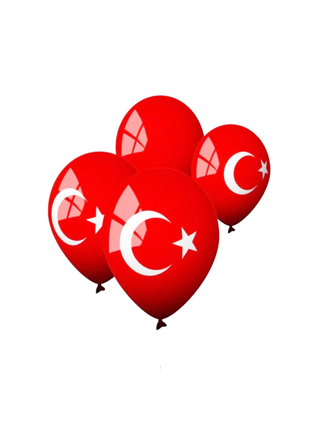 Bayrak Baskılı Balon 100 Adet 26 cm-4