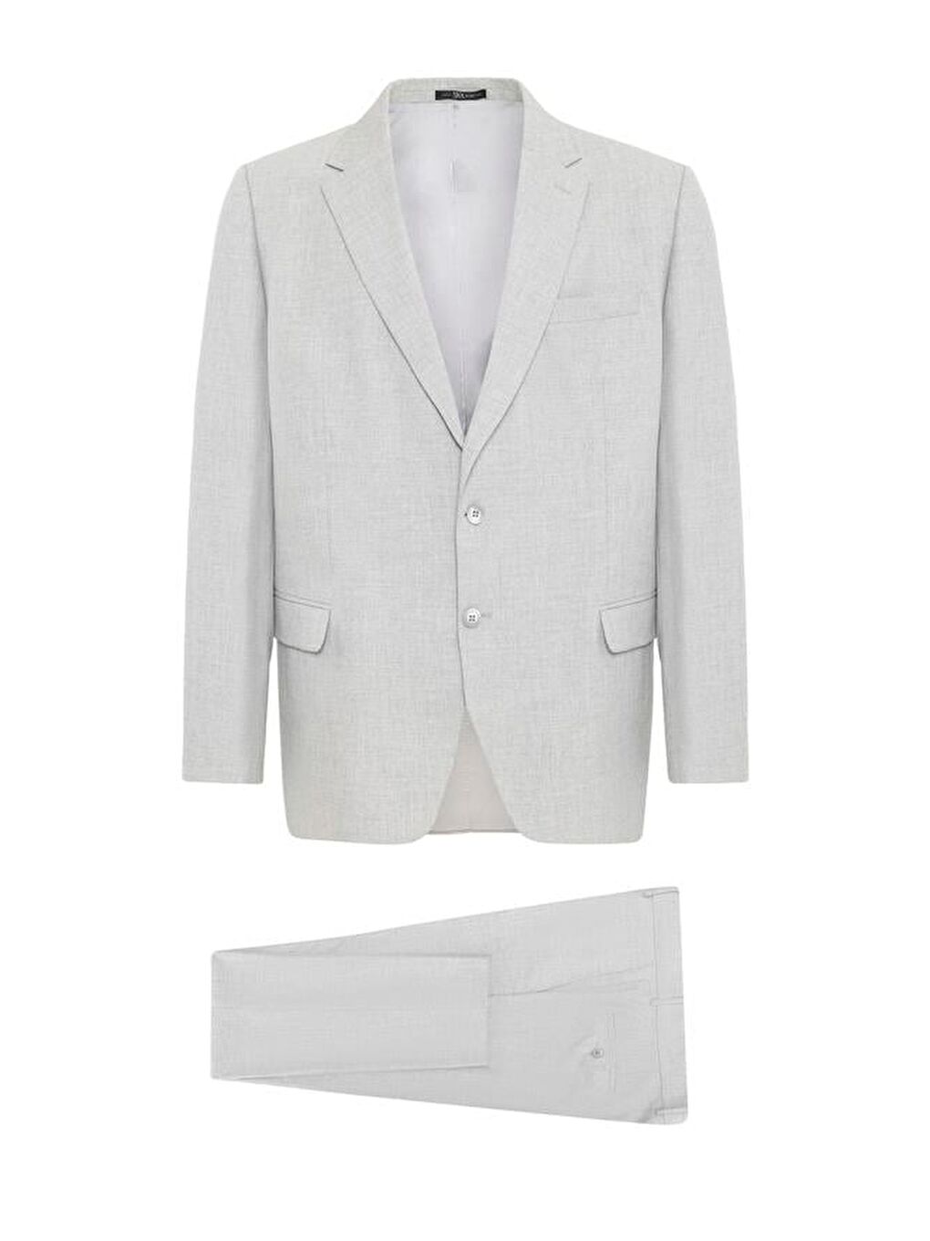 Gri Regular Desenli Mono Yaka 6 Drop Takım Elbise