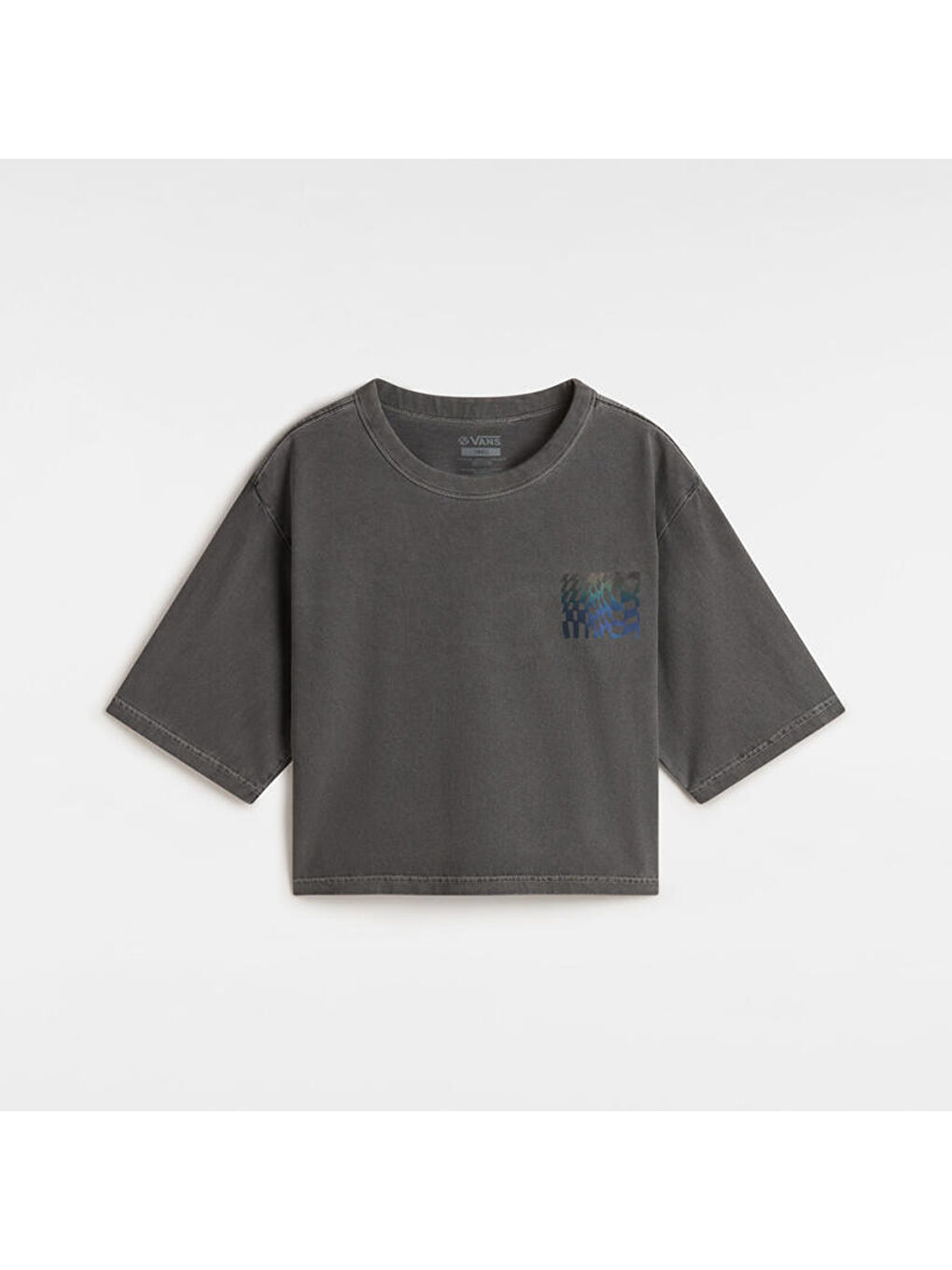 Mte Wildthorn Reflective Boxy Short Kadın Siyah Tişört