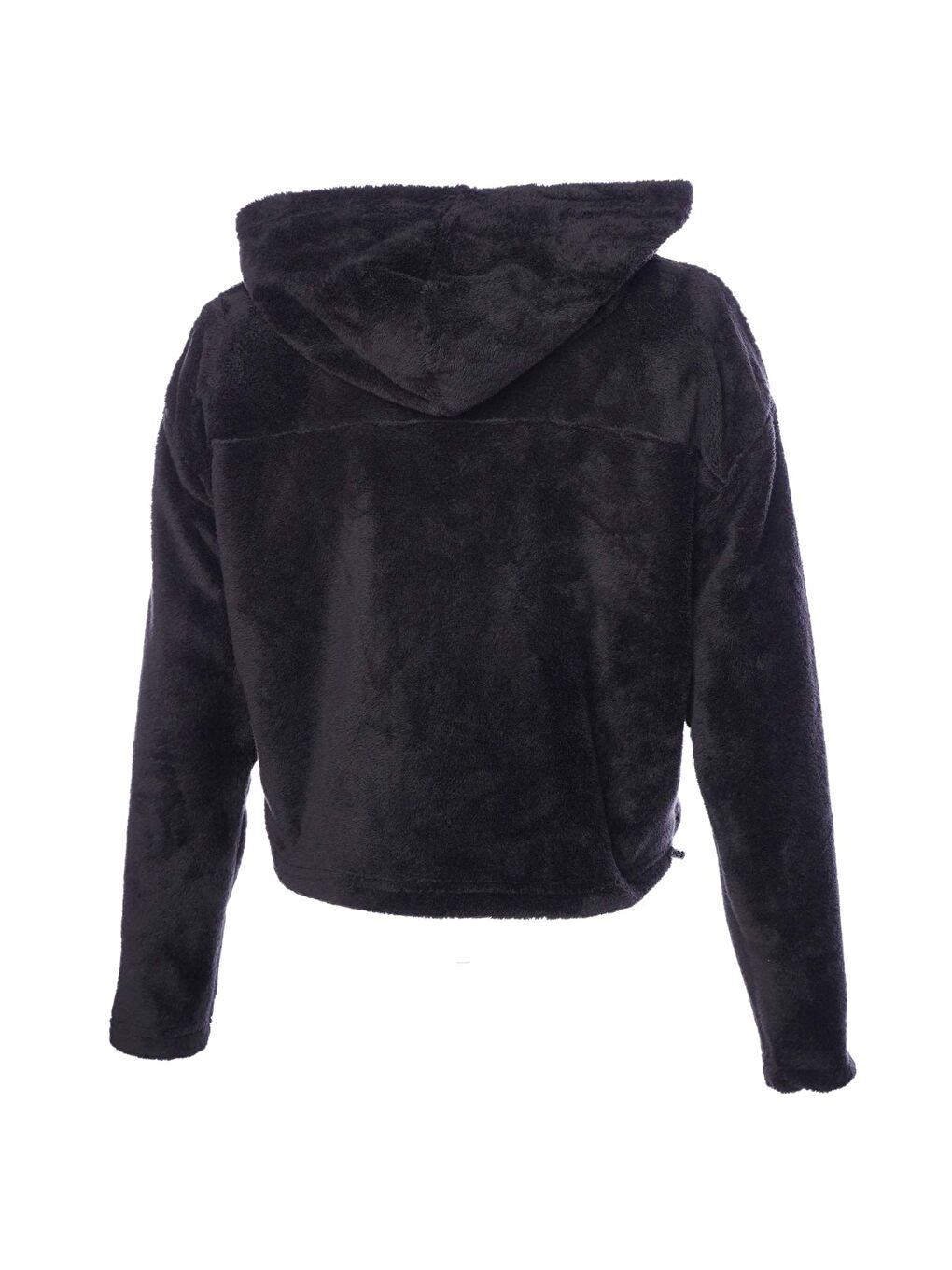 Hummel Jane Fleece Kadın Siyah Kapüşonlu Fermuarlı Sweatshirt - 2