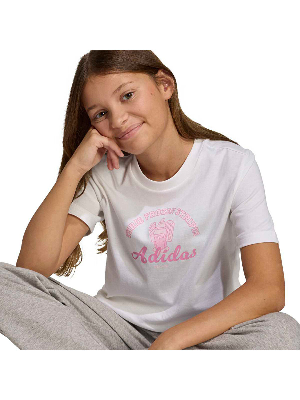 Food 2 Çocuk Beyaz Yuvarlak Yaka Tişört-1