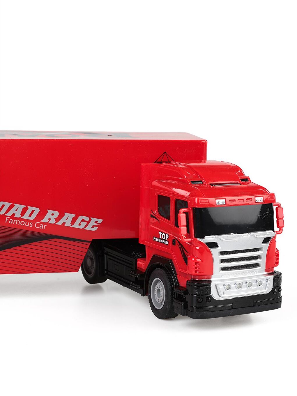 Seher Oyuncak 1:32 Uzaktan Kumandalı Tır Kapalı Dorseli - Kırmızı-3