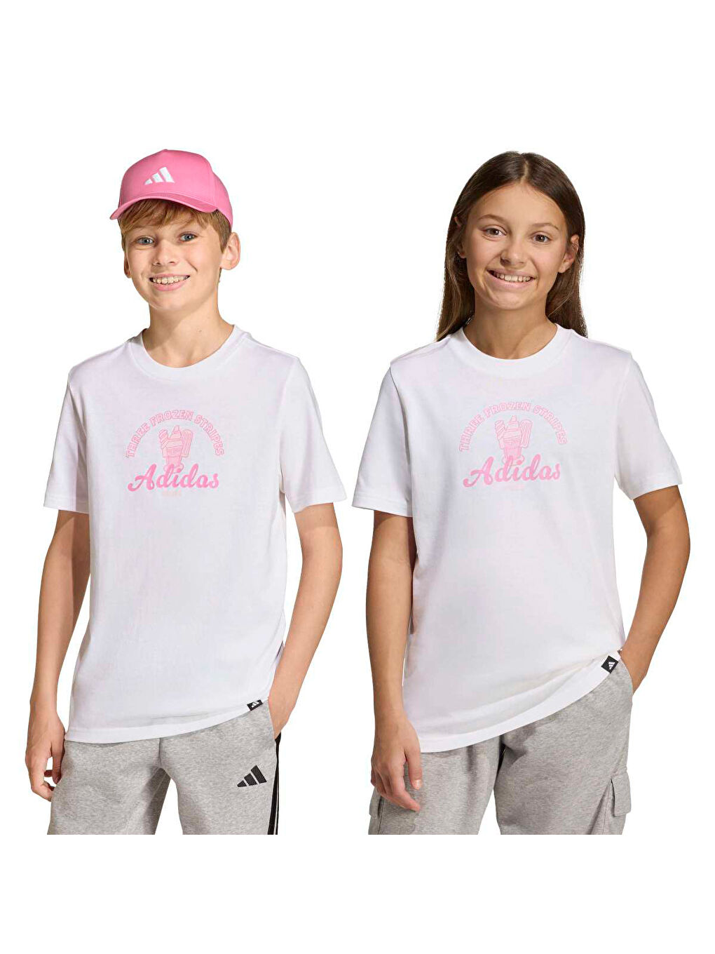 Food 2 Çocuk Beyaz Yuvarlak Yaka Tişört-4