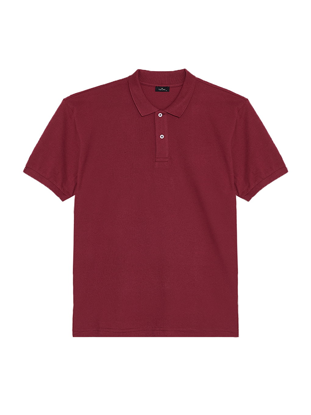 Karışık Erkek 5'Li Paket Gri-Kahverengi-Kırmızı-Siyah-Taş Regular Fit Pamuklu Düz Pike Polo Yaka Tişört-3