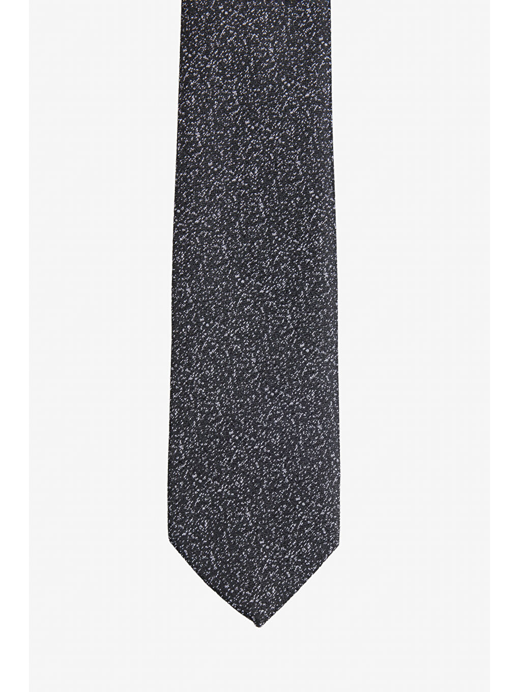 Erkek Siyah-Beyaz Desenli Kravat-1