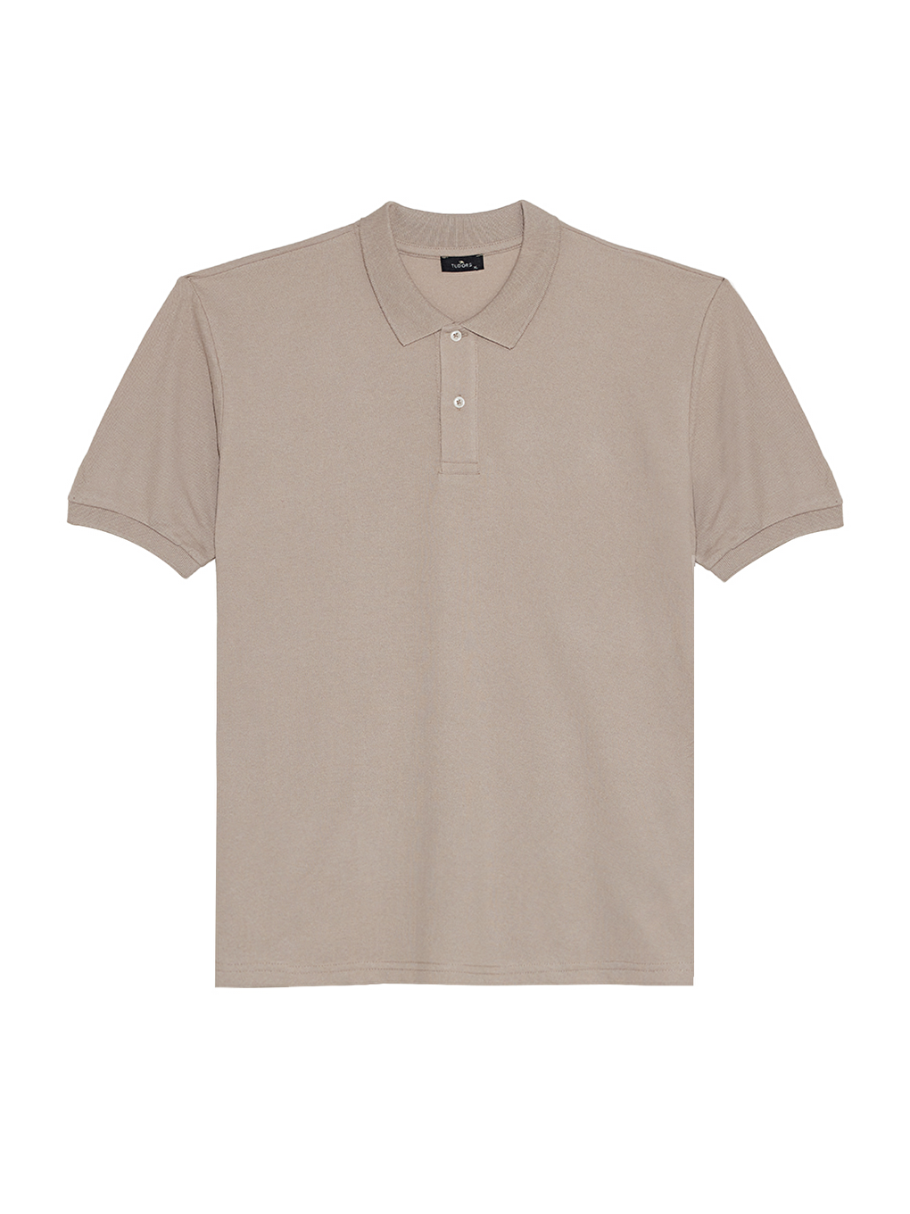 Karışık Erkek 5'Li Paket Gri-Kahverengi-Kırmızı-Siyah-Taş Regular Fit Pamuklu Düz Pike Polo Yaka Tişört-5