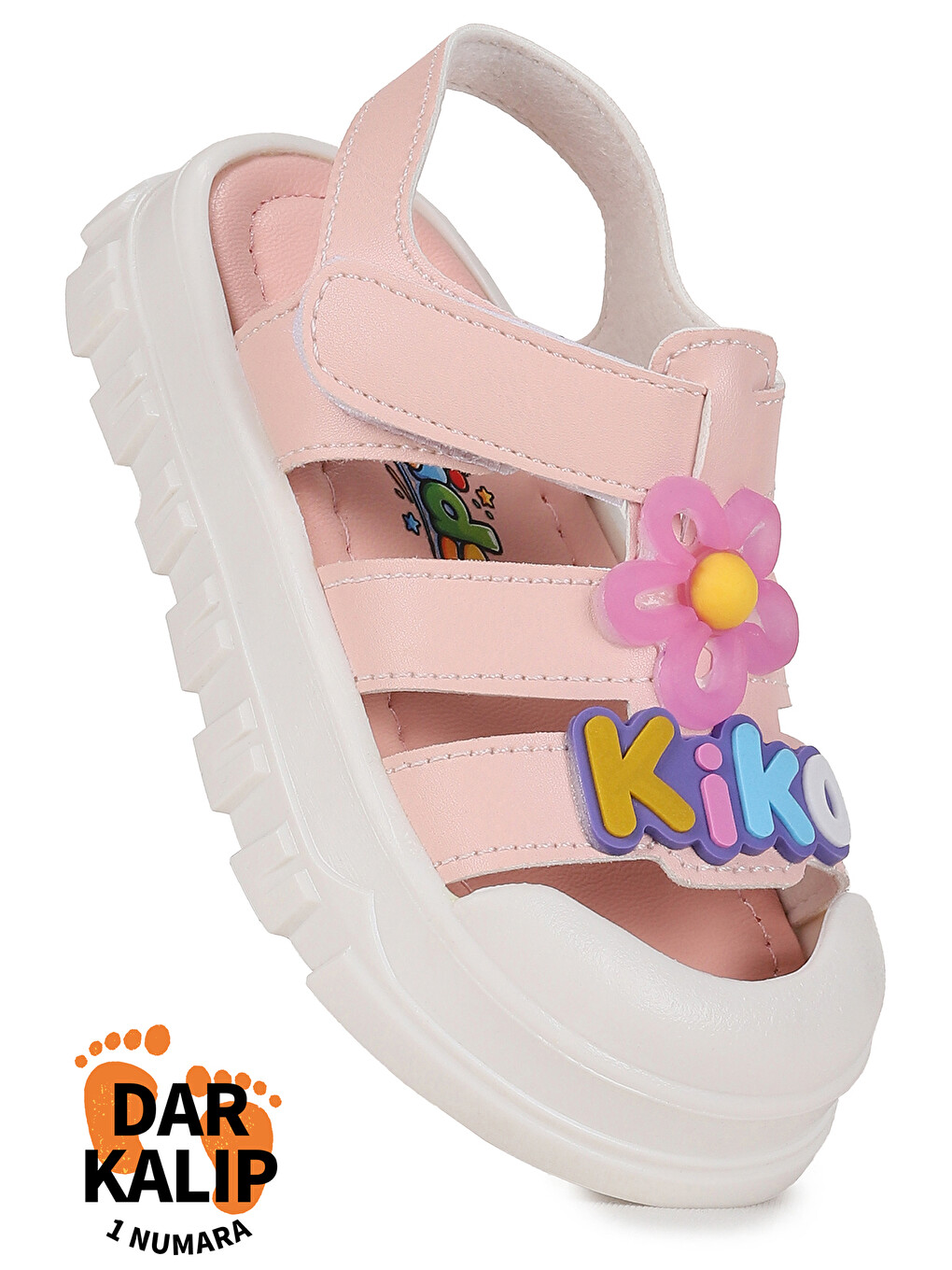 Pembe Jane Hafif Taban Kız Çocuk Sandalet-1