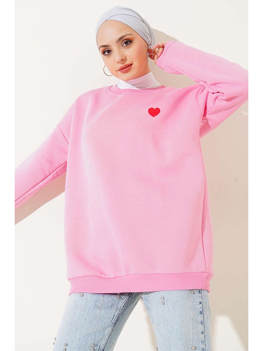 Kalpli Tunik Pembe - 26660